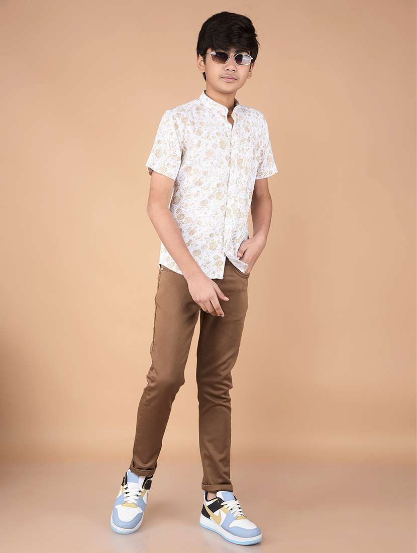 boys printed short sleeve shirt - 21732575 -  Standard Image - 4