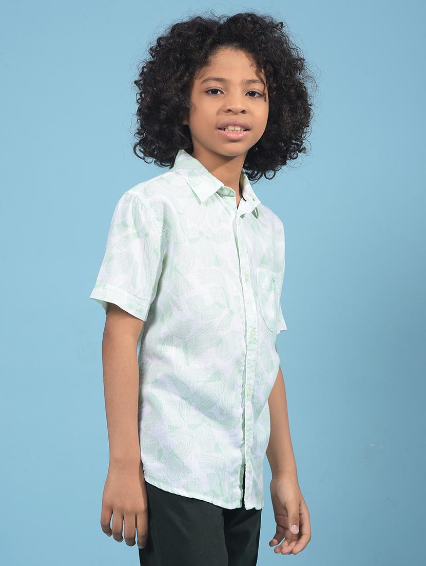 boys short sleeves printed shirt - 21732580 - Standard Image - 1