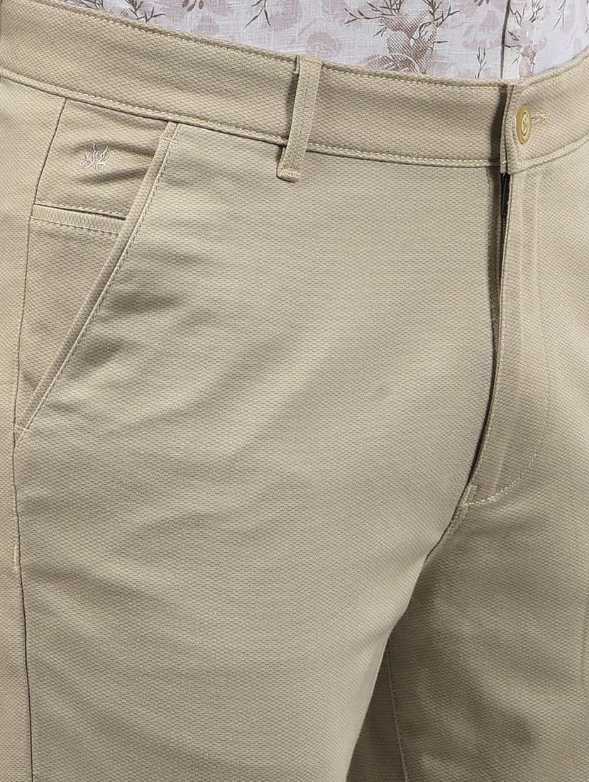men mid rise solid chinos - 21732687 -  Standard Image - 6