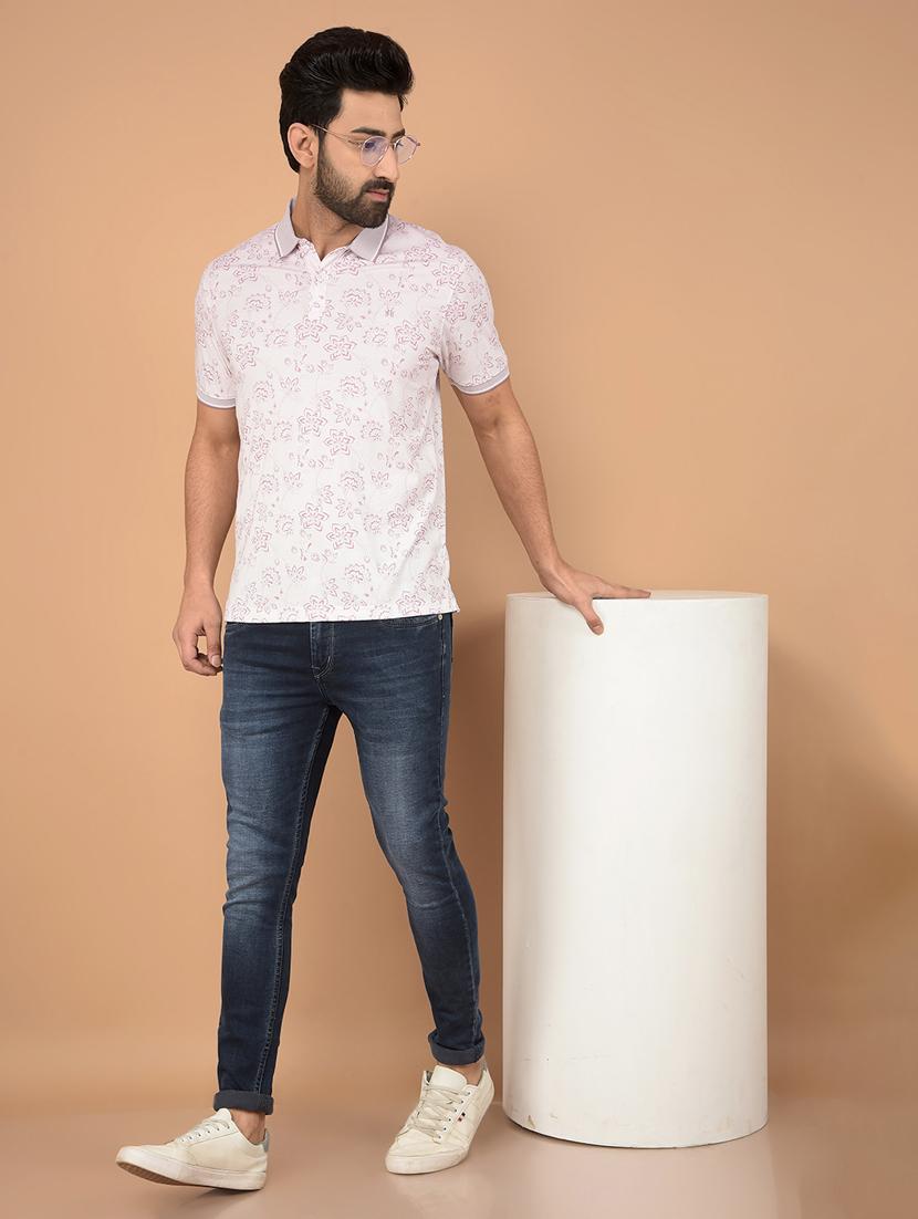 men short sleeves printed polo t-shirt - 21732707 - Standard Image - 4