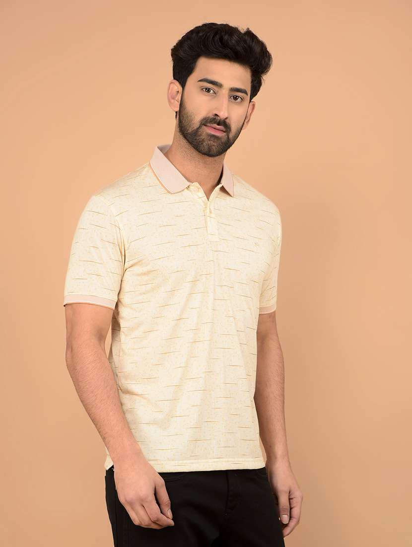 men short sleeves self design polo t-shirt - 21732713 -  Standard Image - 1