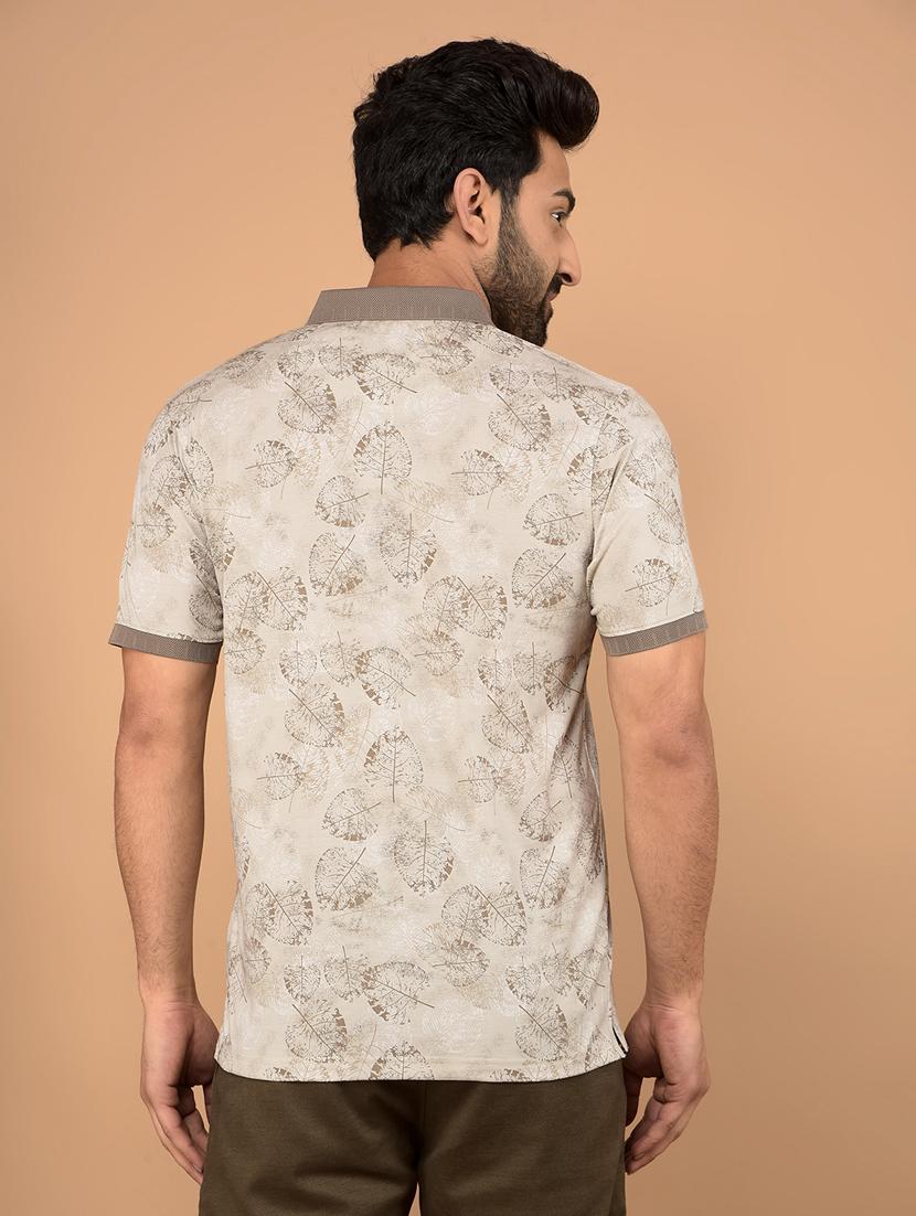 men short sleeves printed polo t-shirt - 21732716 - Standard Image - 1