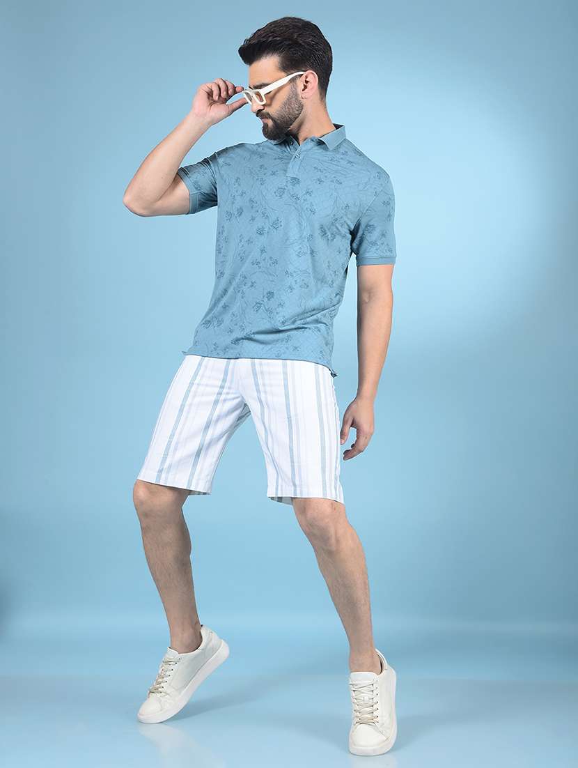 men short sleeves printed polo t-shirt - 21732717 - Standard Image - 4