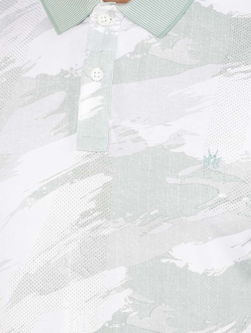 men short sleeves printed polo t-shirt - 21732722 -  Standard Image - 4