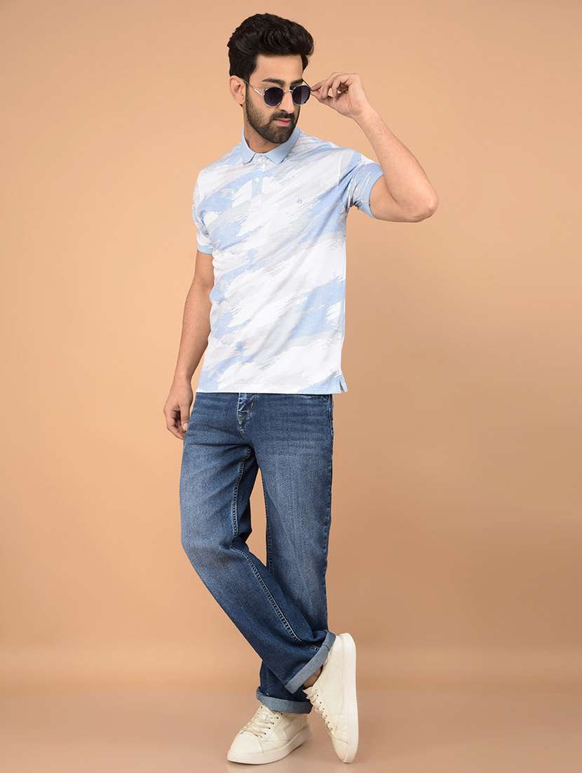 men short sleeves printed polo t-shirt - 21732723 -  Standard Image - 4