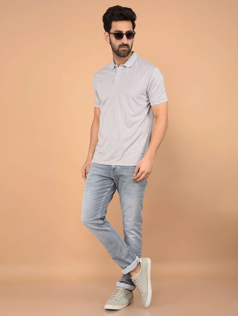 men short sleeves printed polo t-shirt - 21732724 -  Standard Image - 4