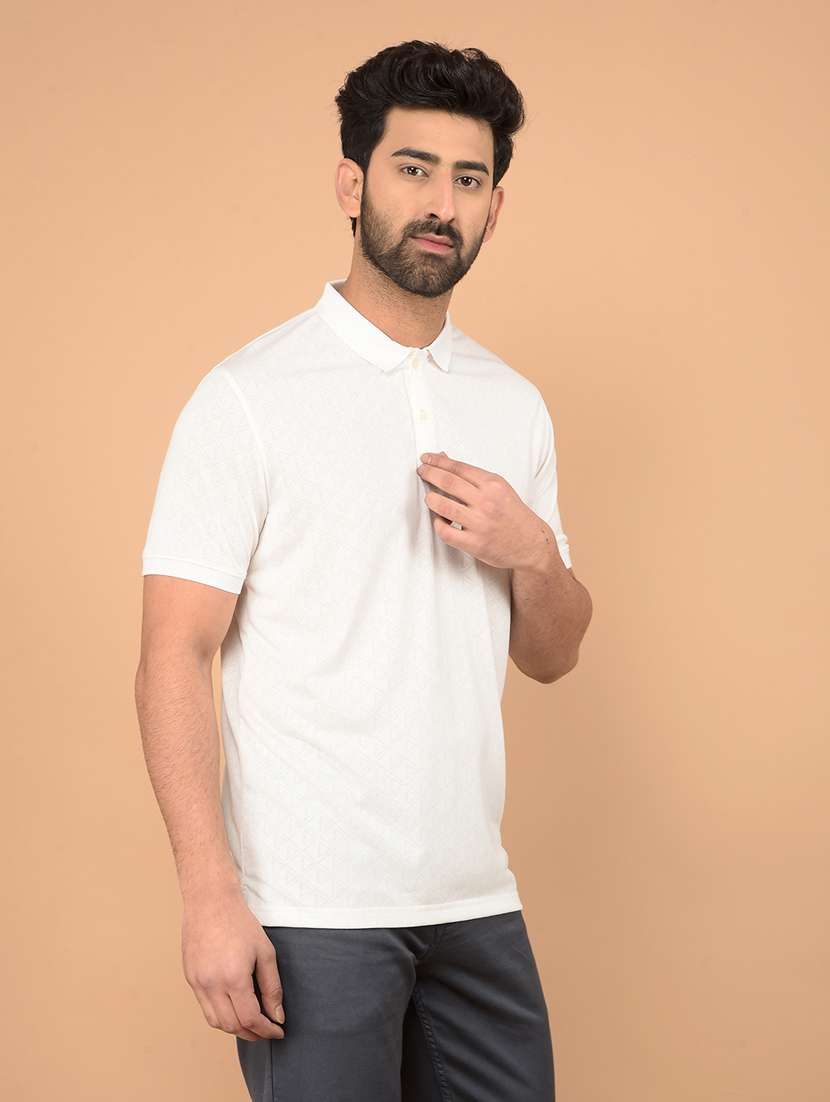 men short sleeves printed polo t-shirt - 21732727 -  Standard Image - 1