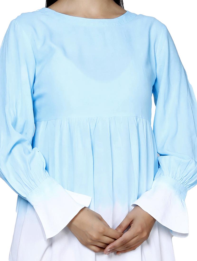 women tie & dye long sleeve fit & flare dress - 21732873 - Standard Image - 4