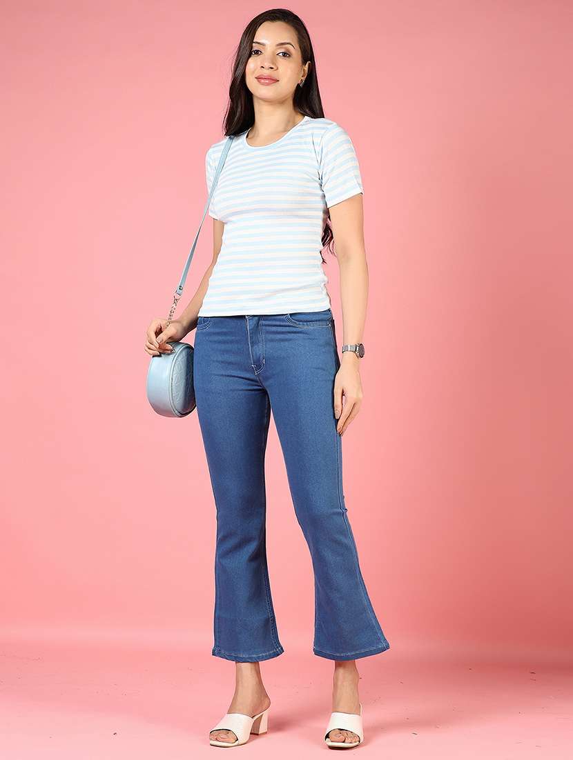 women striped short sleeve t-shirt - 21733401 -  Standard Image - 4
