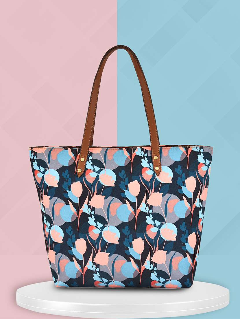 women canvas printed tote bag
