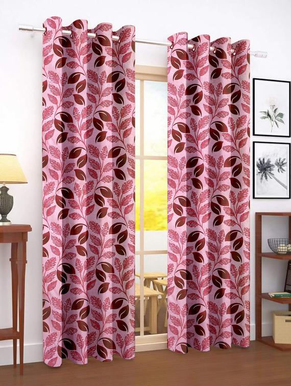 stylish and attractive printed curtains - set of 2 - 21733952 - Standard Image - 1