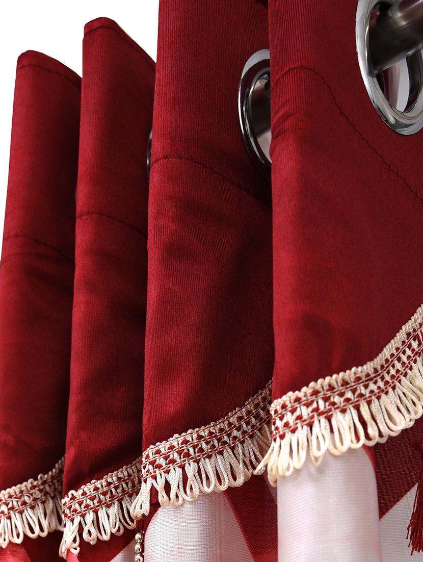 stylish and attractive eyelet curtains - 21734014 - Standard Image - 1