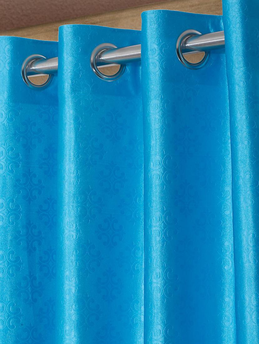 stylish and attractive self design curtains - set of 2 - 21734295 - Standard Image - 1