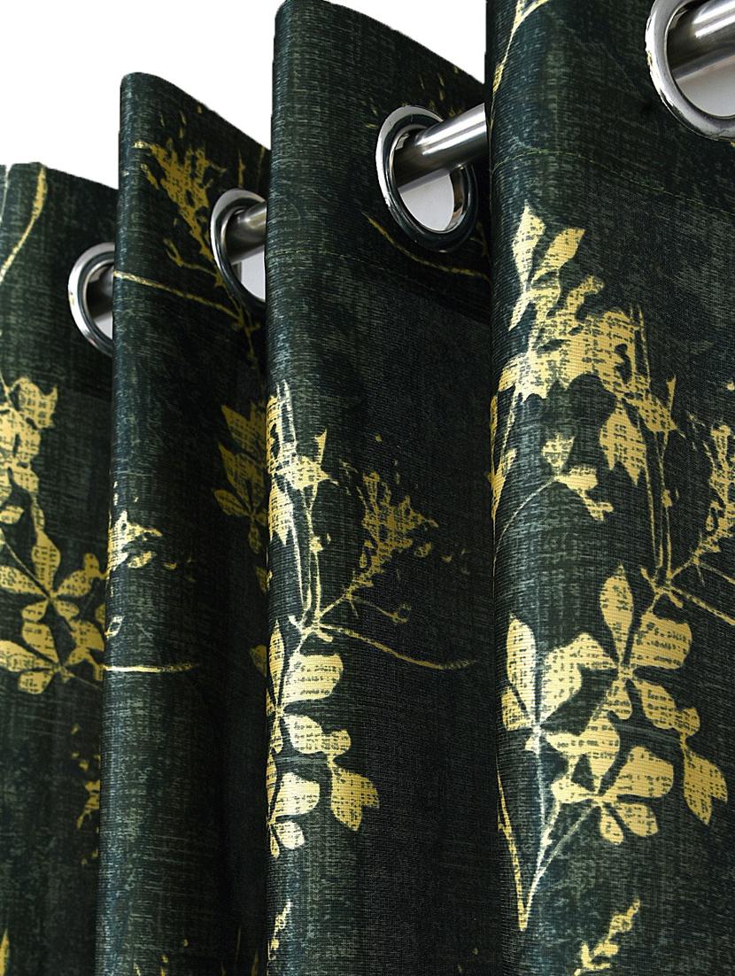 stylish and attractive floral printed curtains - set of 2 - 21734319 - Standard Image - 1