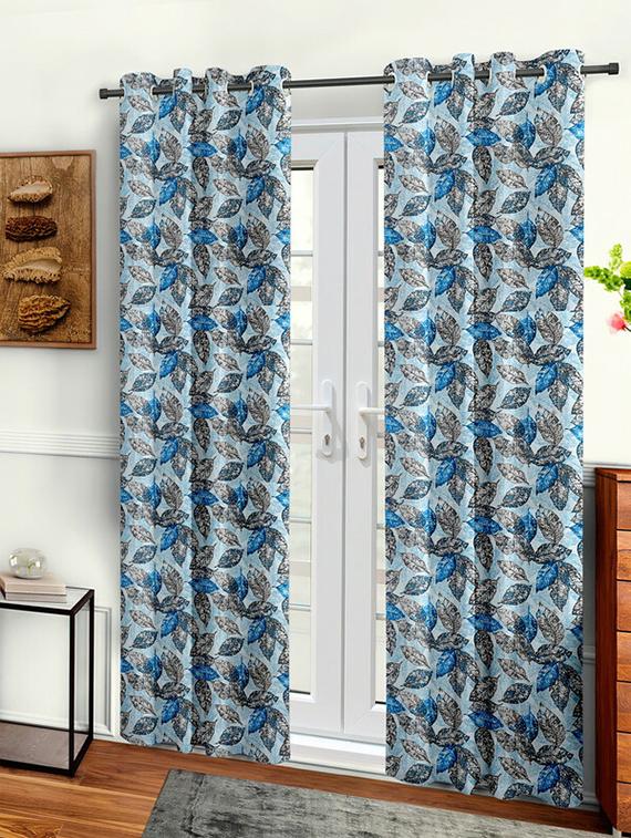 stylish and attractive eyelet curtains - set of 2 - 21734478 - Standard Image - 1