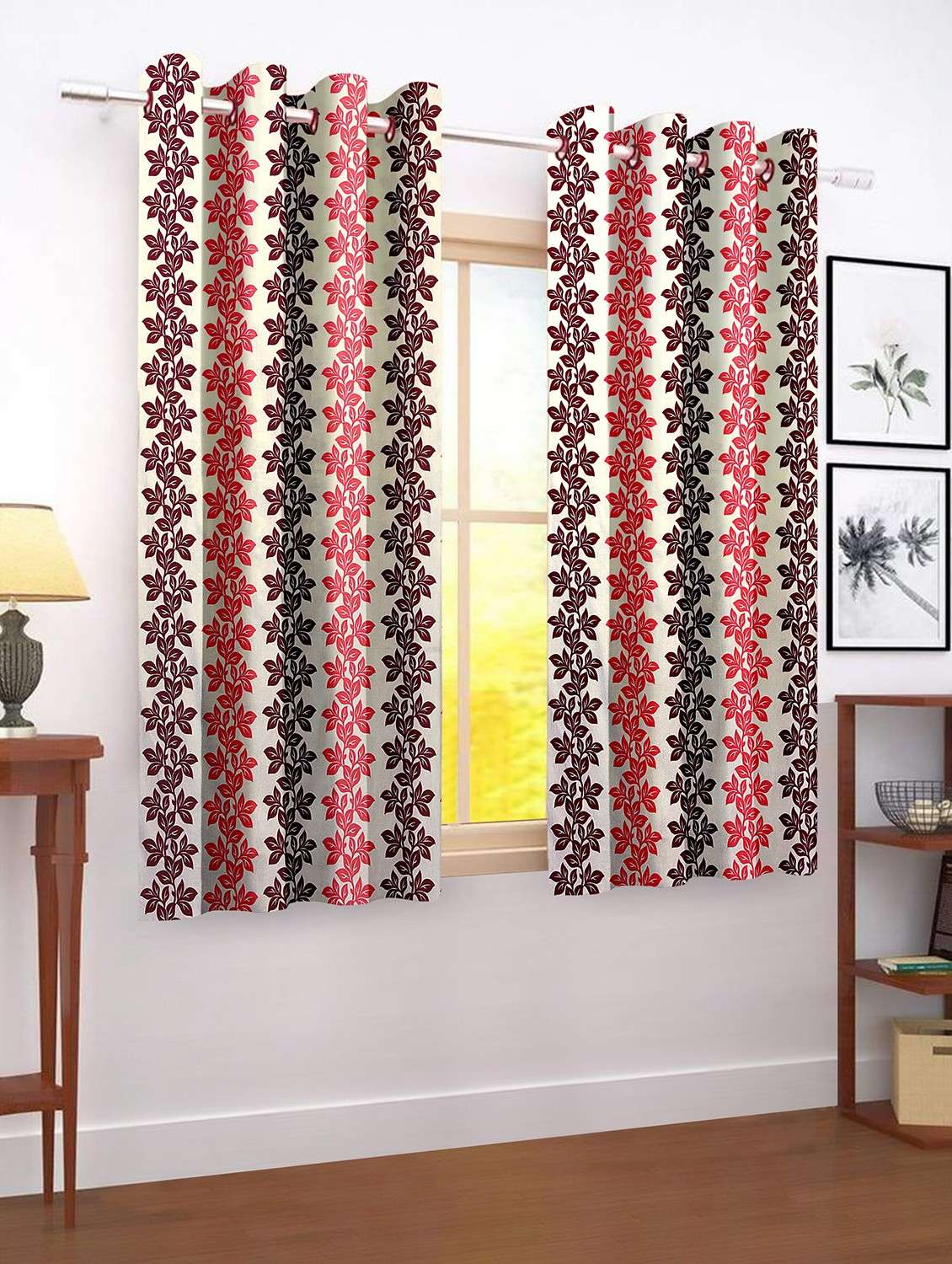 stylish and attractive eyelet curtains - set of 2 - 21734786 -  Standard Image - 1