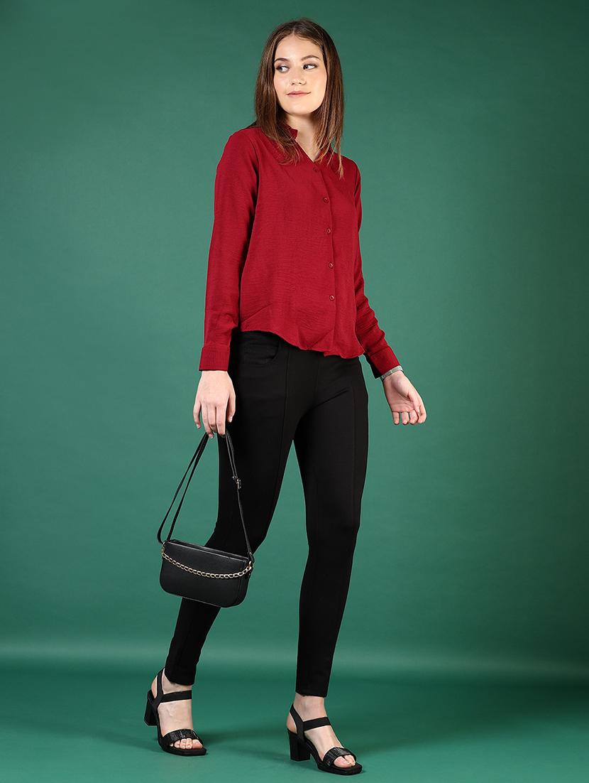 women solid mid rise slim fit jegging - 21737830 - Standard Image - 4