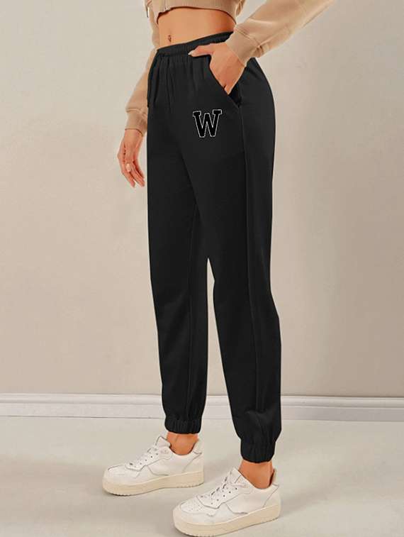 women printed high rise joggers - 21738860 -  Standard Image - 1
