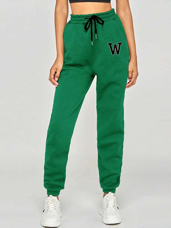 women printed high rise joggers - 21738862 -  Standard Image - 1