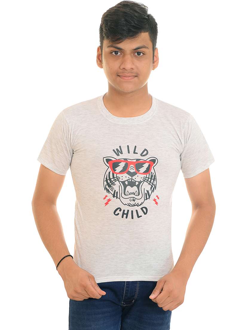 boys pack of 2 front print t-shirt - 21740033 -  Standard Image - 4