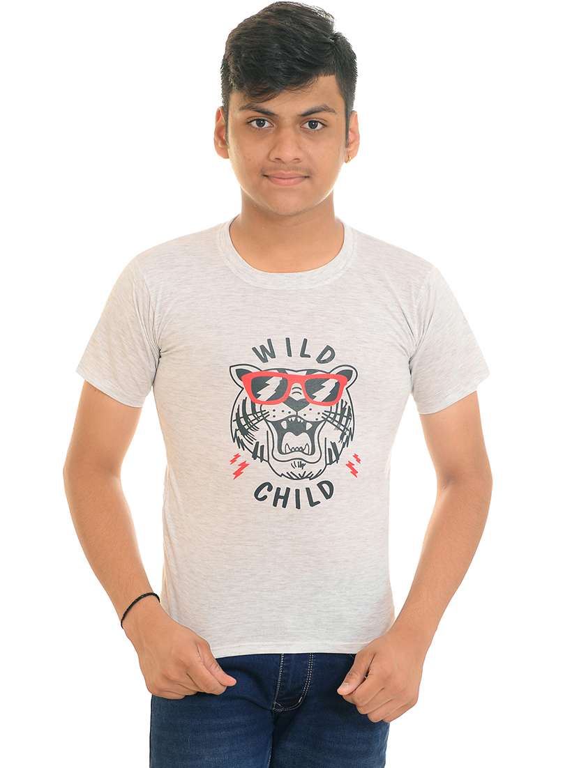 boys pack of 2 front print t-shirt - 21740040 -  Standard Image - 4