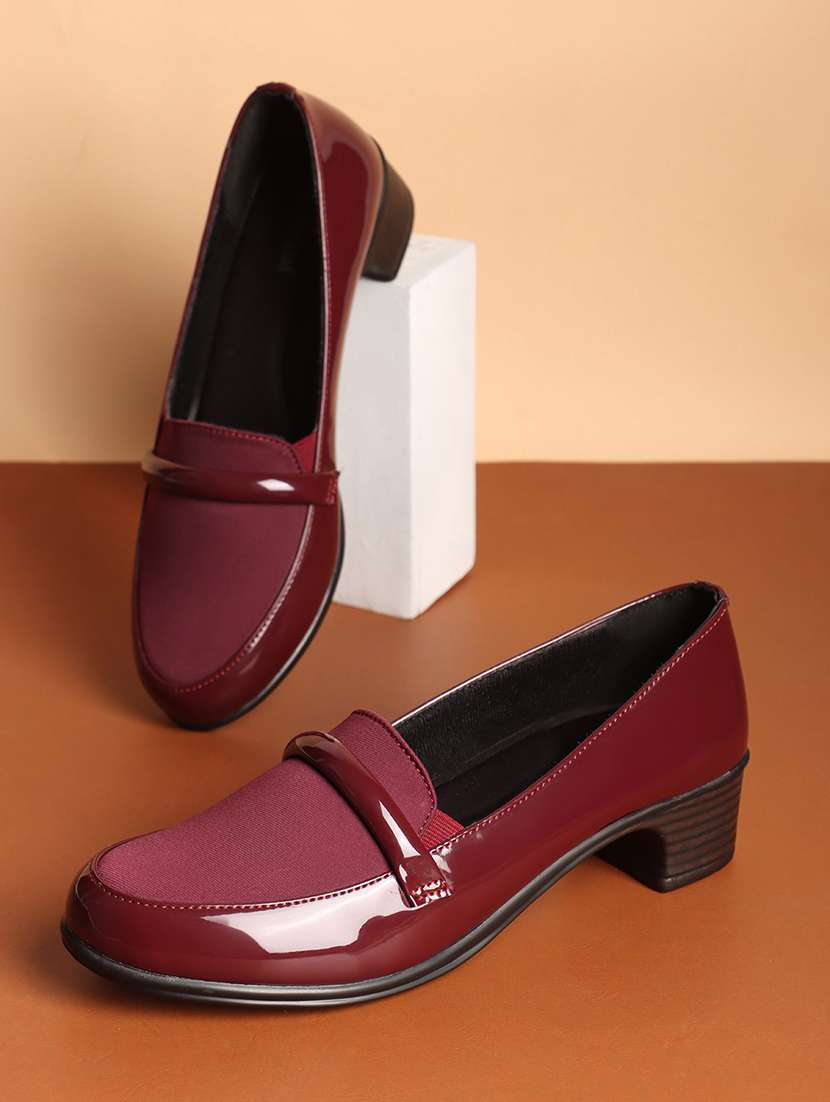 women maroon slip on formal shoes - 21740075 - Zoom Image - 0
