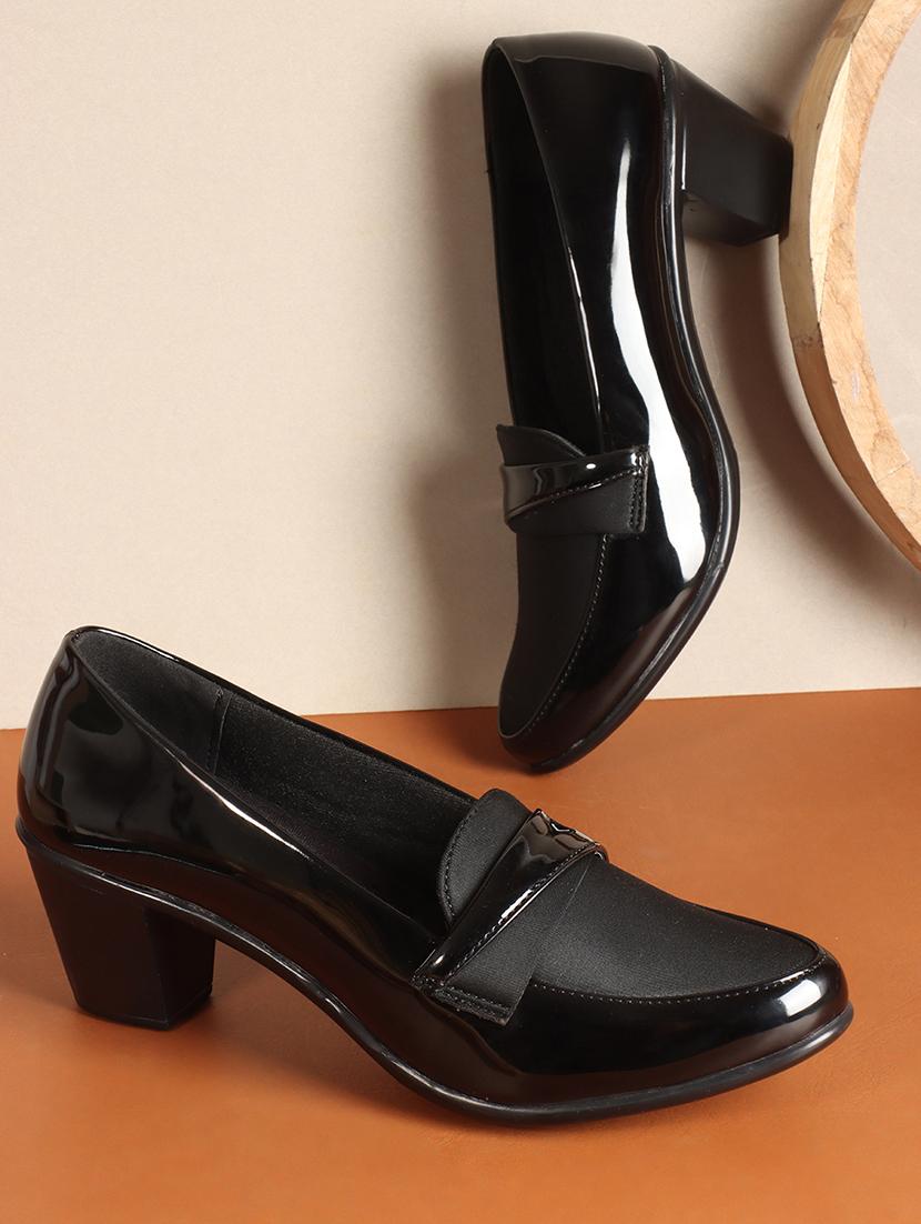 women black slip on formal shoes - 21740077 -  Zoom Image - 0