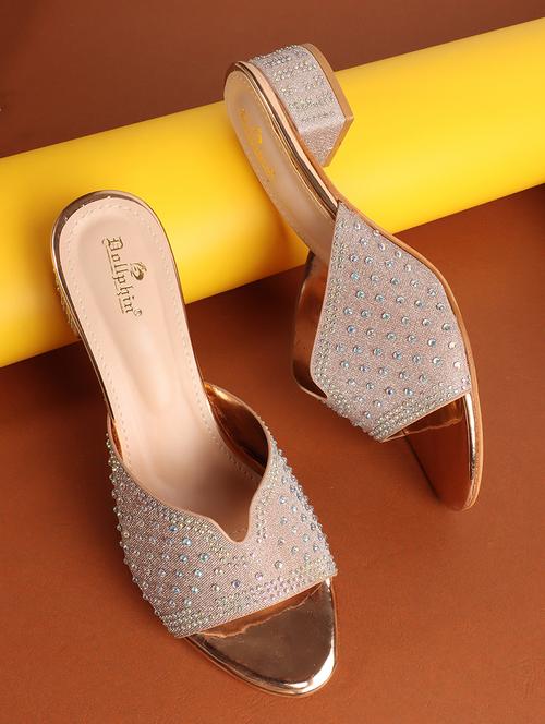 women embellished block heel sandal - 21740083 -  Standard Image - 0