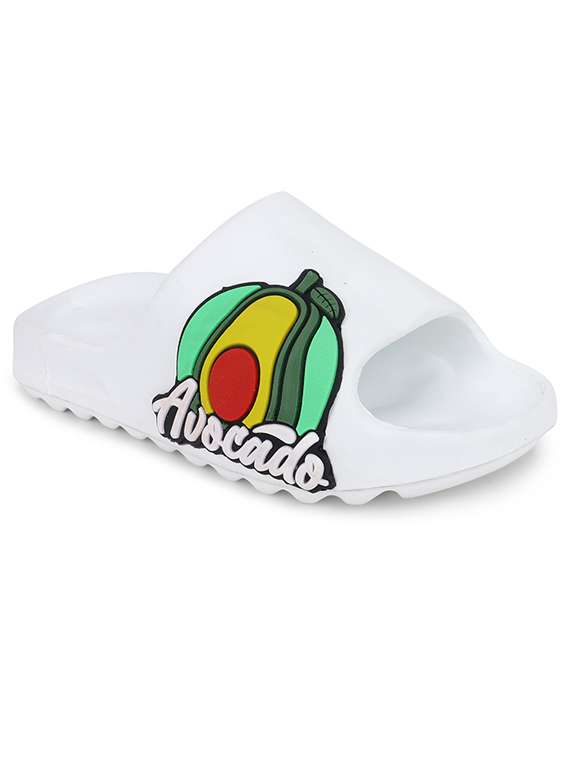 men printed slider flip flops - 21740313 -  Standard Image - 1