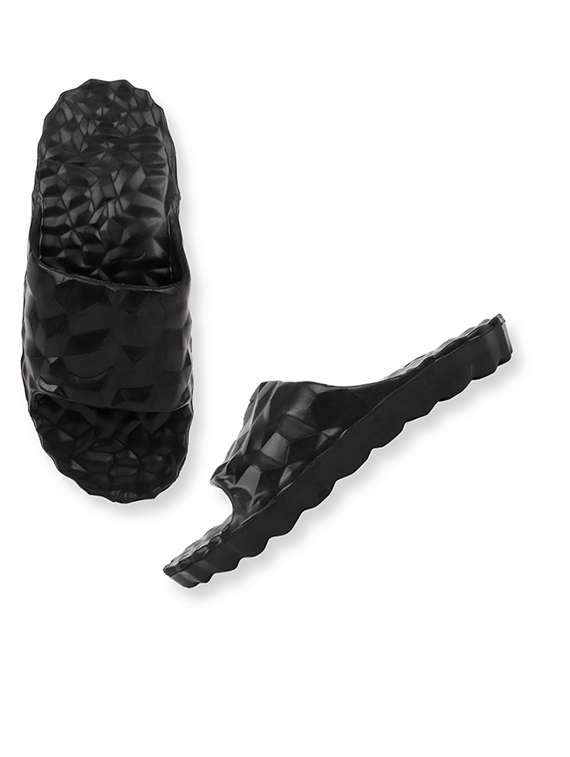 men solid slider flip flops - 21740319 -  Standard Image - 4