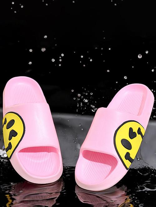 women printed slide flip flops - 21740344 - Standard Image - 0