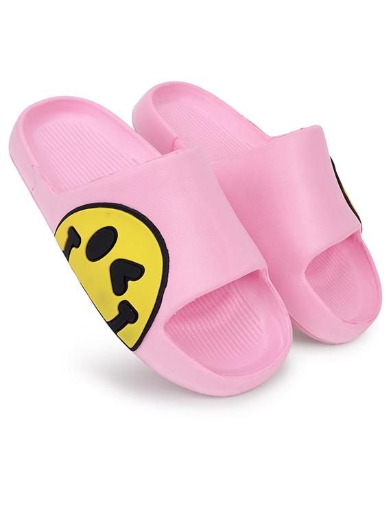 women printed slide flip flops - 21740344 - Standard Image - 1