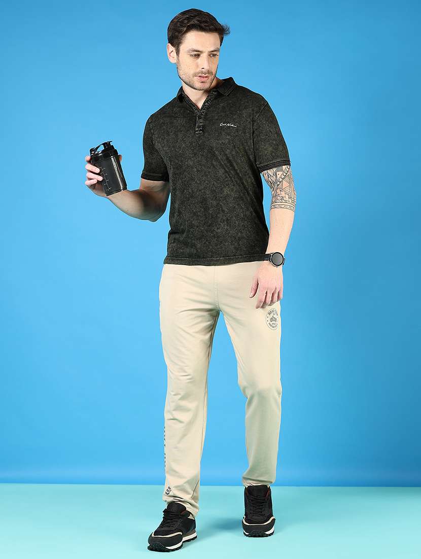 men neo mint placement print full length track pant - 21740560 -  Standard Image - 4