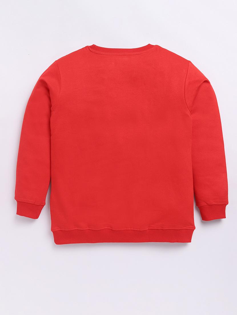 boys front print long sleeve sweatshirt - 21740657 -  Standard Image - 1