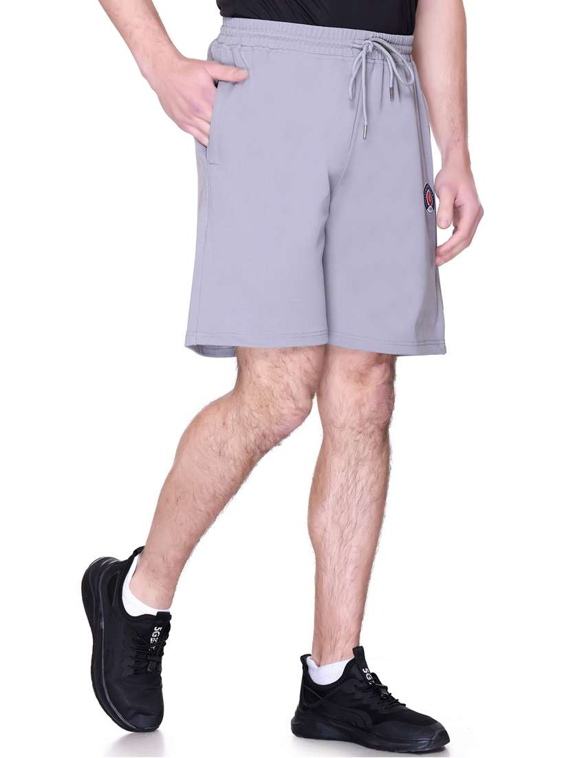 men mid rise solid shorts - 21740748 -  Standard Image - 1
