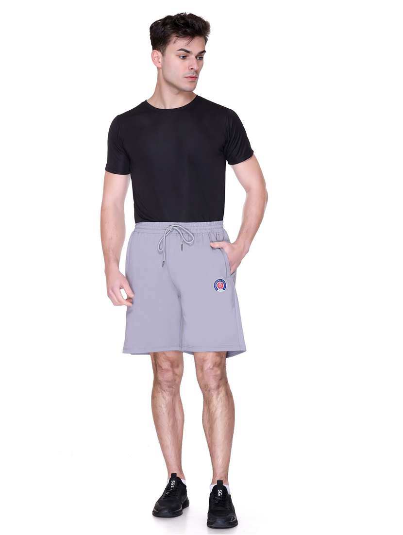 men mid rise solid shorts - 21740748 -  Standard Image - 4
