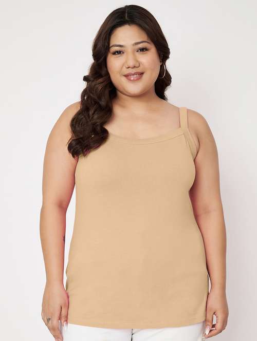 women plus size solid camisole