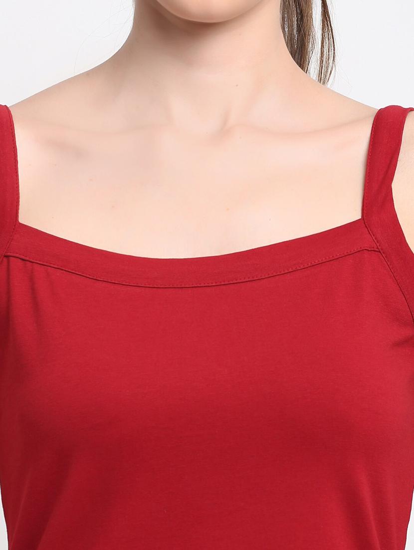 women solid sleeveless camisole - 21740807 - Standard Image - 4