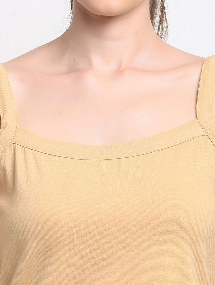 women solid sleeveless camisole - 21740810 - Standard Image - 4