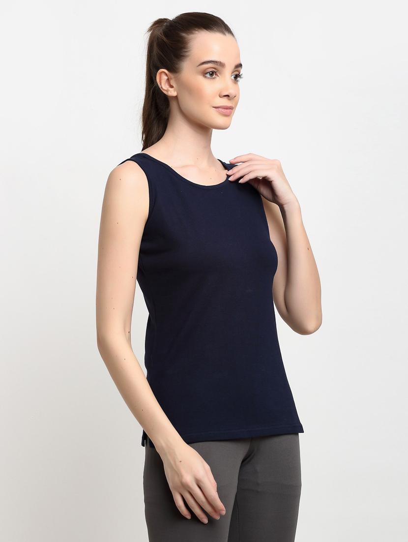 women solid sleeveless tank top  - 21740816 -  Standard Image - 1