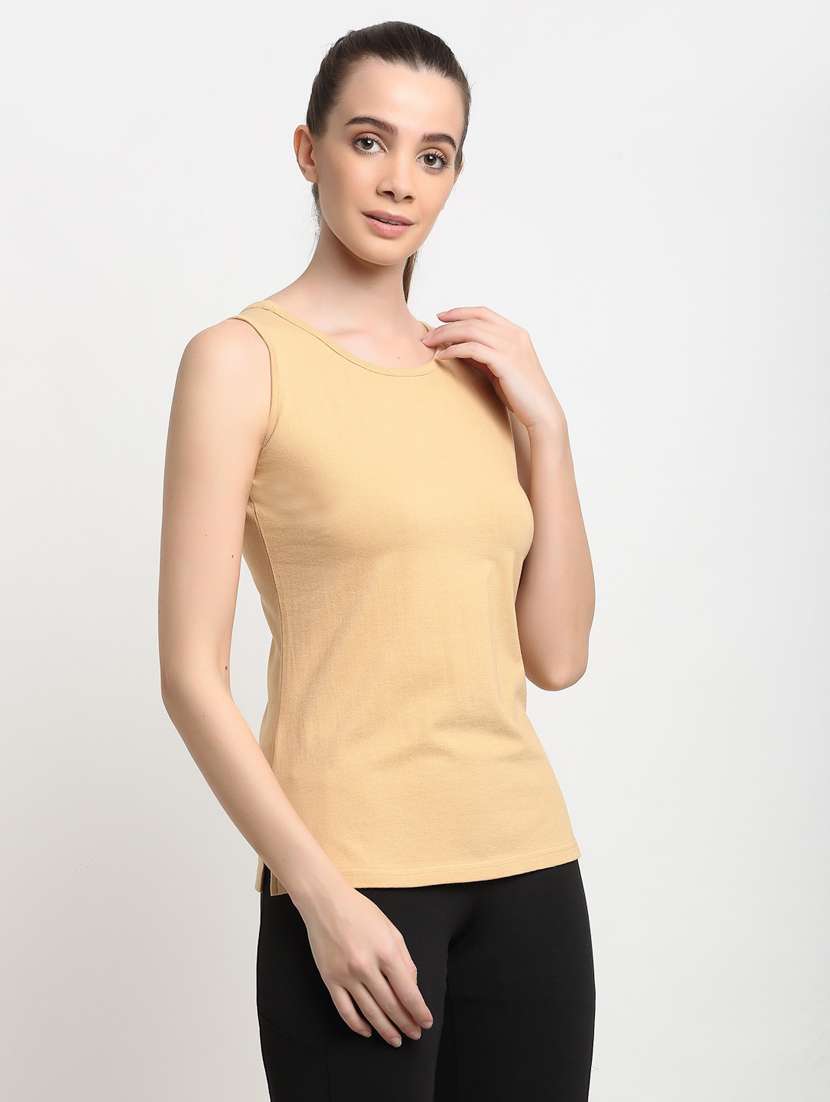 women solid sleeveless tank top  - 21740819 -  Standard Image - 1