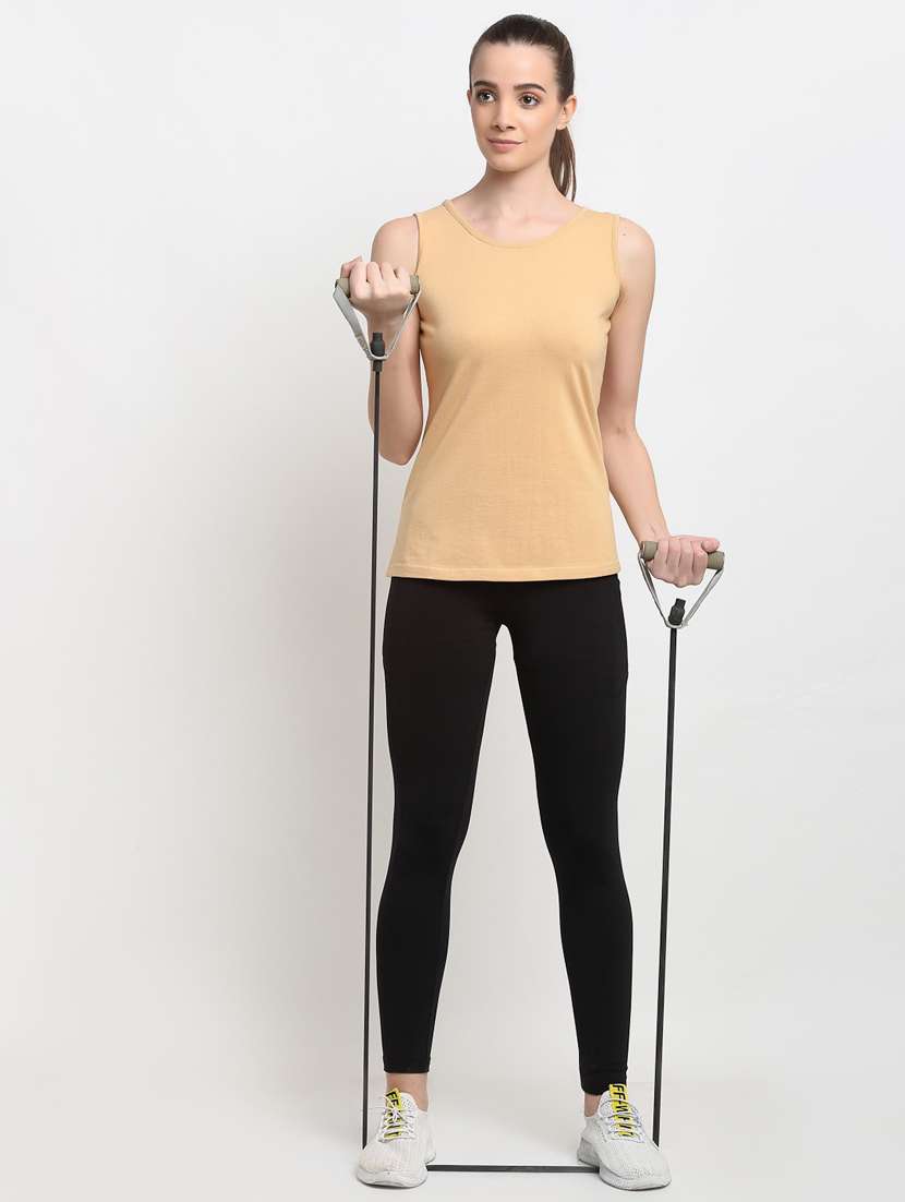 women solid sleeveless tank top  - 21740819 -  Standard Image - 4