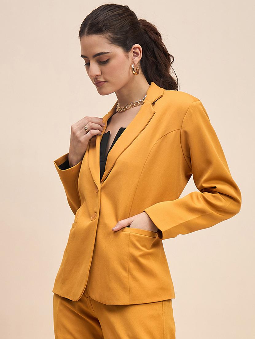 women soldi long sleeevs single breasted blazer - 21740822 - Standard Image - 1