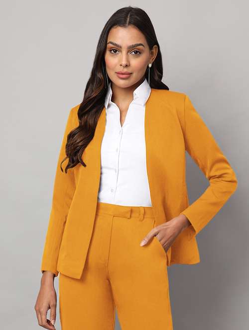 women soldi long sleeevs single breasted blazer - 21740825 -  Standard Image - 0