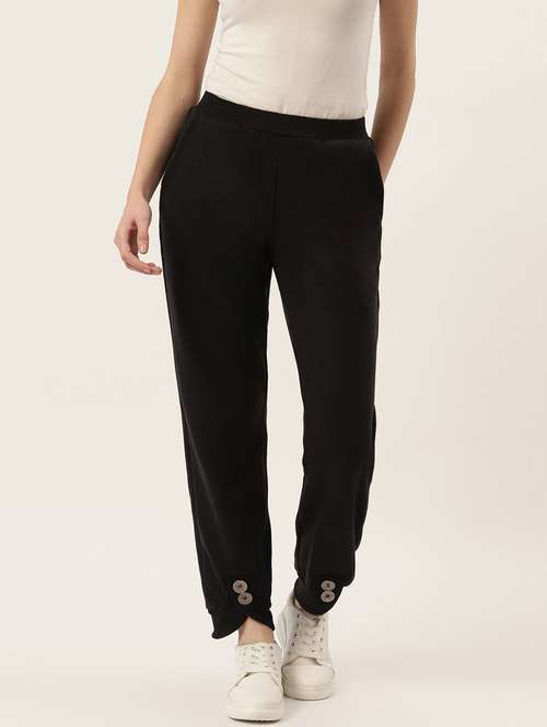 women solid mid rise jogger - 21740960 -  Standard Image - 0