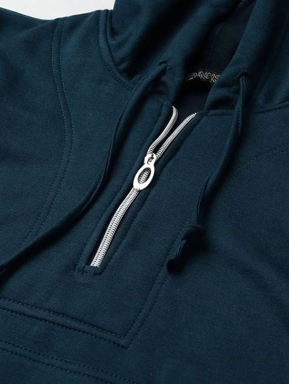 women solid long sleeves hooded sweatshirt - 21741352 - Standard Image - 4