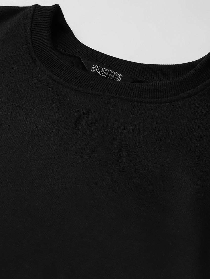 women solid long sleeves sweatshirt - 21741370 -  Standard Image - 4