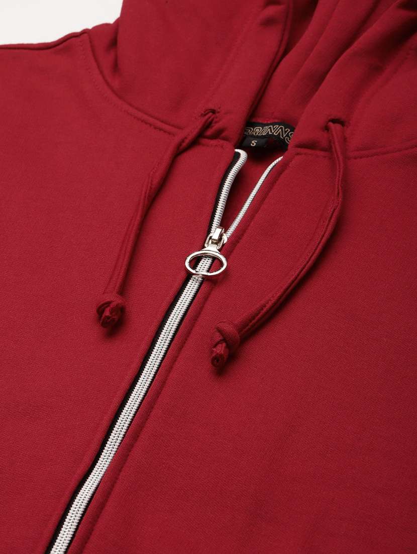 women solid hooded long sleeves sweatshirt - 21741382 -  Standard Image - 4