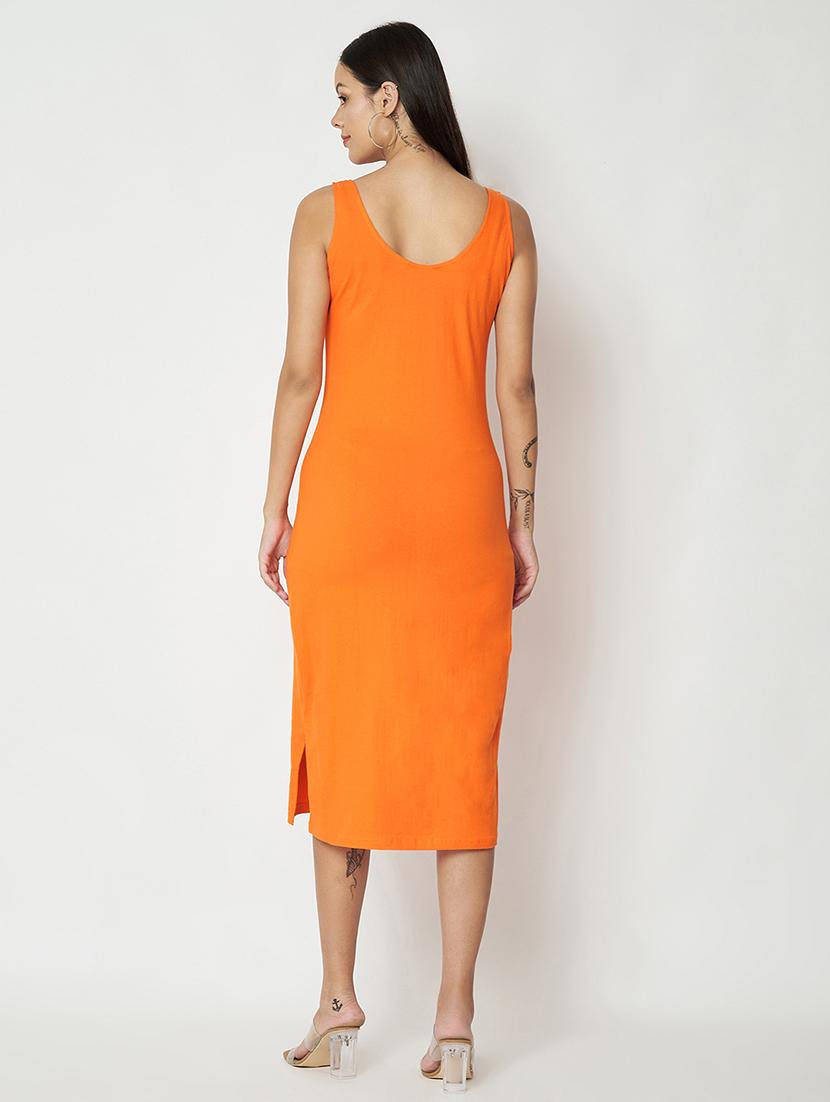 women solid sleeveless sheath dress - 21741827 - Standard Image - 4