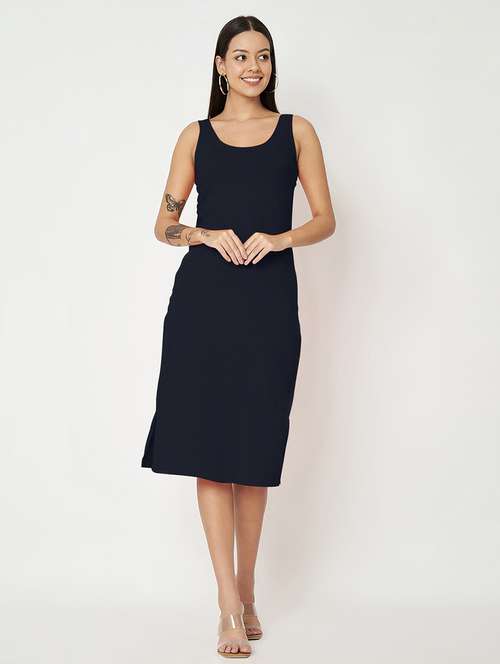 women solid sleeveless sheath dress - 21741828 -  Standard Image - 0